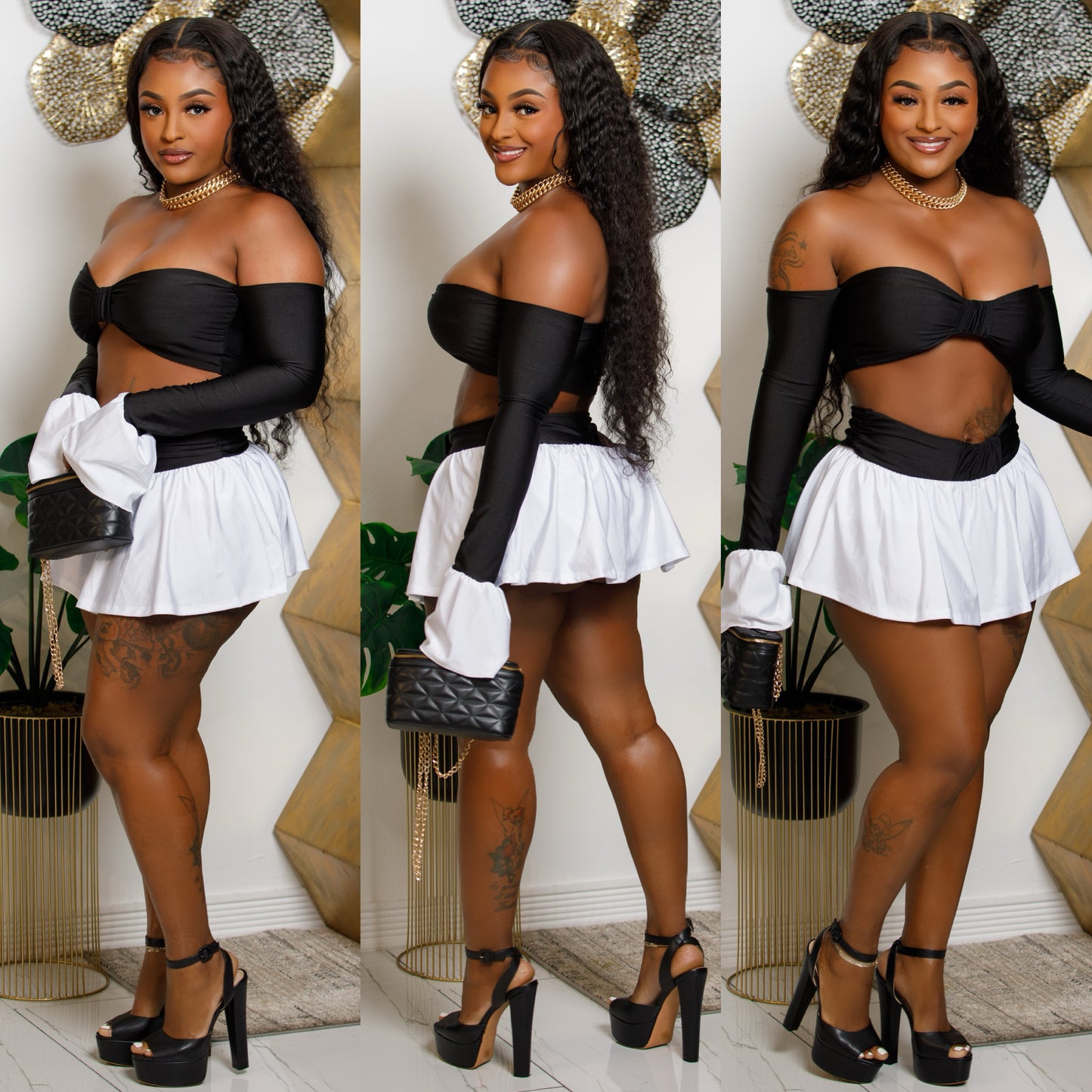 Harlem skort set