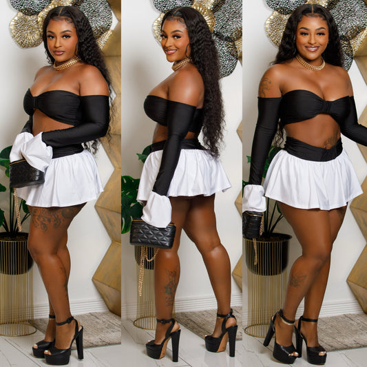 Harlem skort set